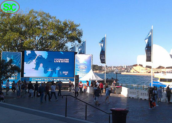 LED-Anzeige P5mm, wasserdichter super dünner LED Schirm Vorhang HD flexible IP65