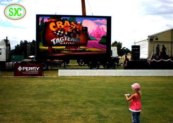 Vollfarbiges RGB IP65 wasserdichtes LED-Display mit kundenspezifischer Größe für Außenwerbung