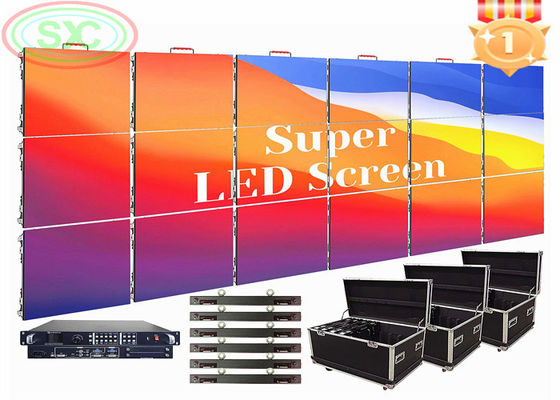 LED-Display zur Vermietung mit hoher Helligkeit und Pixeldichte mit Lampengläsern und fortschrittlicher IC-Technologie für Veranstaltungen im Innenbereich