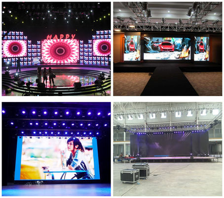 COB Indoor P2 High LED Bildschirm Helligkeit 1500 Nits 3840Hz 4G Steuerung Druckguss Aluminium