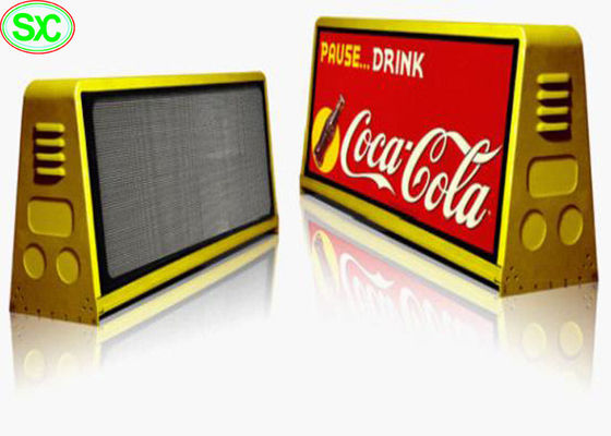 Zeichen 3G WIFI Video-P4 des Auto-LED Spitzen-Videozeichen-Anzeigen-Taxi-des Dach-LED