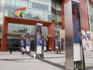 P10 sortiert Werbung im Freien LED geführtes laufendes Mitteilungs-Zeichen Shenzhen aus