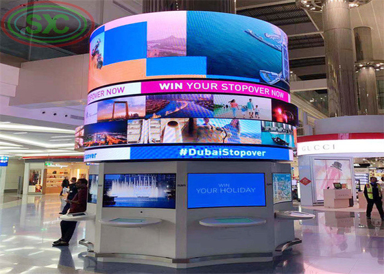 Vermietung flexibler Veranstaltung Bühne Hintergrund Video Wand Pantalla P2.9 P3.91 P4.8 Led Display