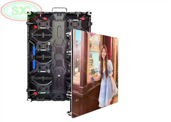 P4 Innenvermietung LED-Display 2500cd/M2 Helligkeit 500x500mm Schrank