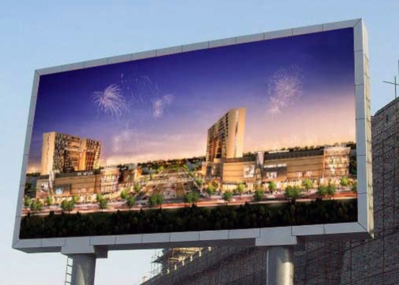 Billboard Outdoor LED Video Wand P8 Hochhelligkeit Druckguss Aluminium Vollfarb-LED-Display