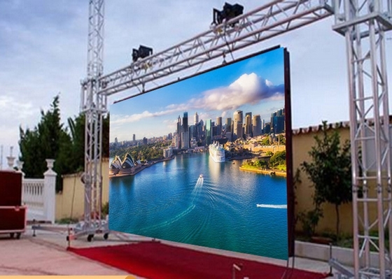 P4.81 Außenwasserdicht Vollfarb-HD-LED-Bildschirm Miete Drei Jahre Garantie