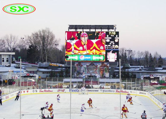 P10 Outdoor-Stadion-LED-Display 5000nits IP65 10 mm Tonhöhe