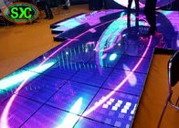1R1G1B P6 im Freien IP65 LED Dance Floor 1/8, das auf Konzert-Werbung scannt