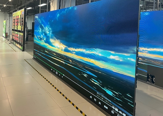 P3.91 Innenwerbebildschirm mit LED für Konferenzen/LED-Videowand mit Eisenschrank