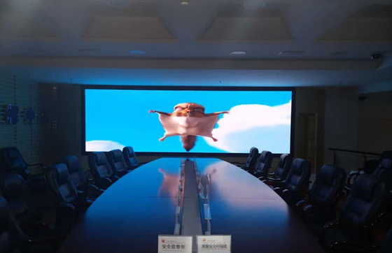 Vollfarbiges Video für Innenräume Wandbildschirm P4 hochauflösende hohe Pixel 2x3m LED-Video