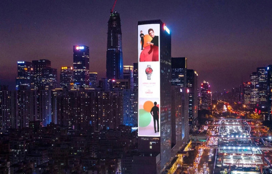 Fest P6 Outdoor Full Color LED Display Eisen Schrank 3 Jahre Garantie