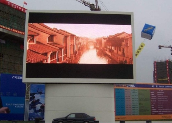 Festanlage/Vermietung Vollfarb-LED-Display, digitale Beschilderung am Straßenrand, P10 LED-Hinterbildschirm