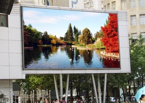 Vermietung/Festinstallation Außen-Gießwerk Aluminium P5 HD 960*960mm LED Großbildschirm für Foto- und Videoanzeigen
