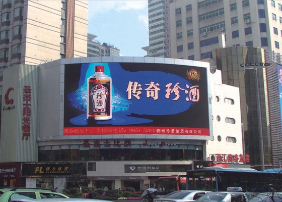 Vermietung/feste Installation von Druckguss-Aluminium-Bildschirmen Großes Outdoor-Full-Colour-LED-Display, P20 Leichtgewicht-LED-Panel