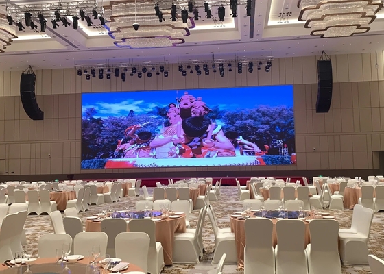 Druckguss Aluminiumbildschirm Außenwasserdicht LED-Display 320*160MM P4 Indoor LED Kinobildschirm