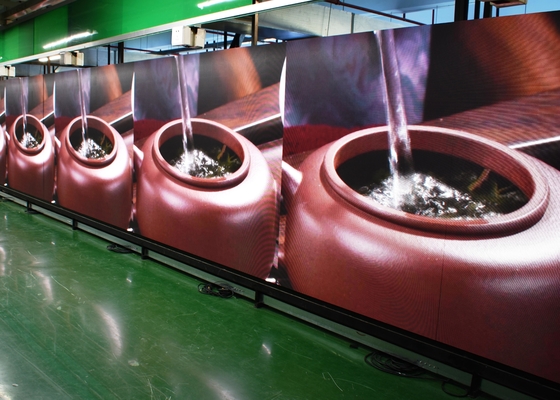 Innenraum-Aluminiumschrank für Druckguss-Anwendungen Vollfarb-LED-Display RGB-LED-Werbeflächen mit hoher Energieeffizienz
