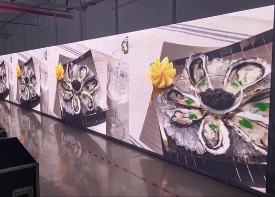 Transparente Vermietung P4 Innenraum Vollfarb-LED-Display LED-Billboard-Ausstellung 1/8 Scannen