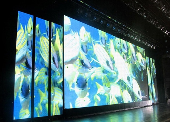 SMD-LED-Video-Bildschirm aus Druckguss-Aluminium P4 / Indoor-Stage-LED-Display mit einer Dichte von 62.500/m2