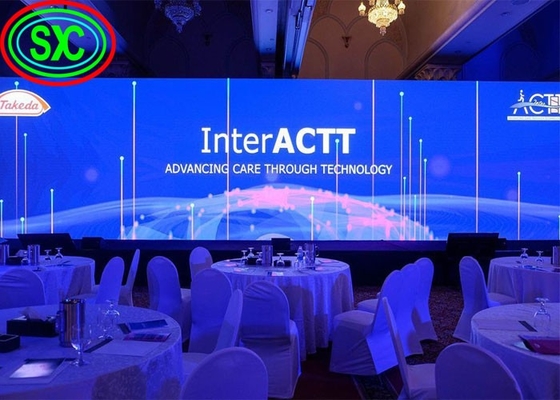 P2 Aluminium SMD Indoor Full Color LED Display mit hoher Auflösung 256*128mm Modul