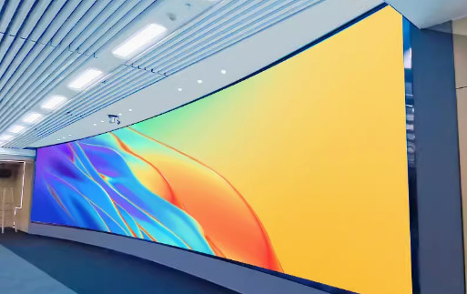 P4 Kommerzielle Innenwerbung Flexible Filmgruppe, LED-Full-Colour-Display 768mm*768mm