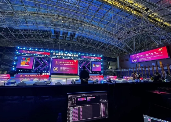 Druckguss Aluminium P4.81 Außen-LED-Display Vermietung RGB Vollfarb-LED-Bildschirm Hohe Helligkeit