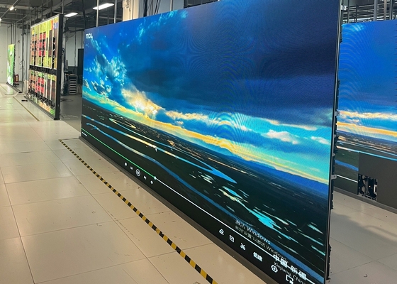 Vermietung/Gießwerk Aluminium Vollfarbe Außenwerbung LED-Display P1.667 LSN System IP34 wasserdicht