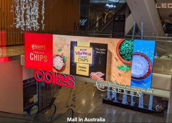 SMD3535 Druckgussbox/Vermietung LED-Bildschirm P3.91 Außen Hoher Helligkeit Wasserdicht 500*1000mm Großer Bildschirm