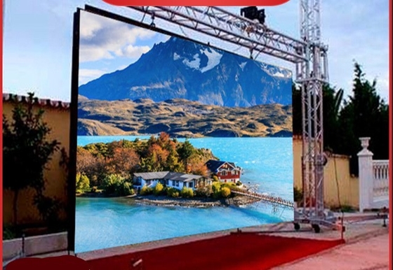 HD RGB Vermietung LED-Display P4 Outdoor Video hochauflösende IP65 Nova System