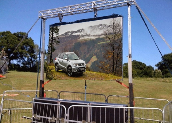 HD RGB Vermietung LED-Display P4 Outdoor Video hochauflösende IP65 Nova System