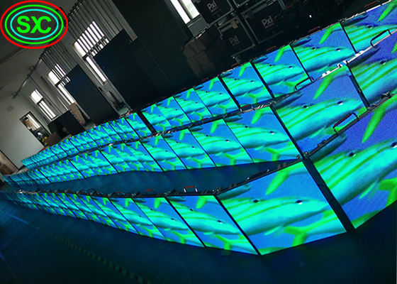 Guter Preis LED-Bildschirm Bühnen Hintergrund Innenraum P3.91 Druckguss Aluminium Vermietung LED-Display Super schlanker Vermietung Schrank Innenraum Vermietung Led-Panel Online