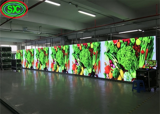 Druckguss-Aluminium-Bühnenbildschirm Große HD 160x160mm P2.5 Innenraum Ultra-HD Energieeinsparende LED-Videowand