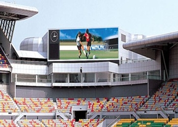 Outdoor-Aluminium SMD 3535 hohe Helligkeit IP65 P10 LED-Bildschirm für Live-Sportstreaming