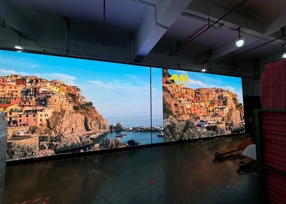 Vermietung von individuell angepassten Bildschirmen Video-Display Slim Ultra HD P5-P10 LED Werbebildschirm Vermietung