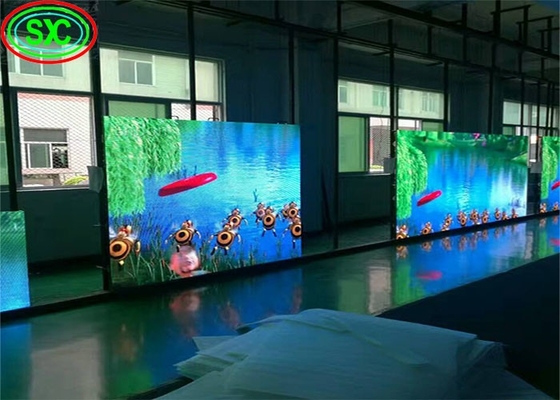 Mietbildschirm aus Aluminiumwerbung RGB Indoor P3.91 1R1G1B HD LED Monitor