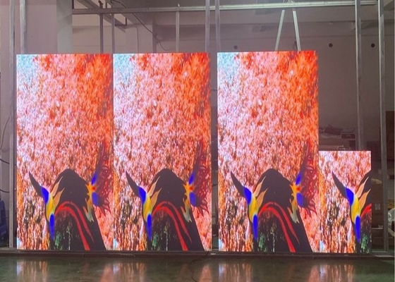 P4.81 Auflösung Vermietung HD LED-Display 250*250 Einkaufszentren und Straßen