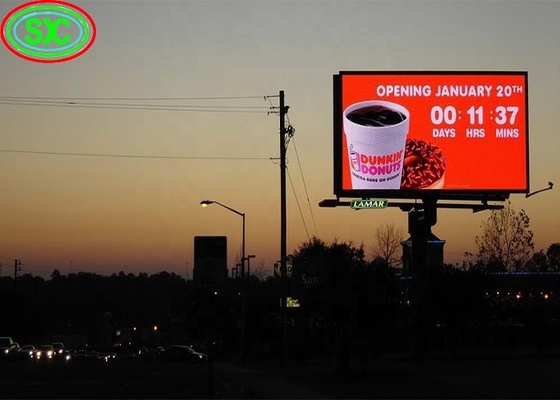 Werbewerbung LED-Bildschirm Vermietung Wasserdichtes digitales Displayboard P6 Einfache Installation