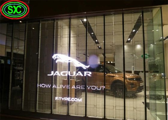 Wafer Chip Transparentes LED-Panel Hochsichtbares Eisen-/Stahlgehäuse mit transparenter LED-Anzeige