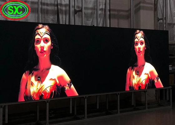 Vermietung/Gießwerk Aluminium Box Video 320*160mm P5 Indoor Full Color LED Display Restaurant Hotel Kirche