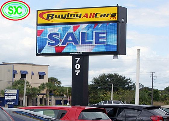 P10 Außen-LED-Billboard 10mm Pixel 50000cd Helligkeit