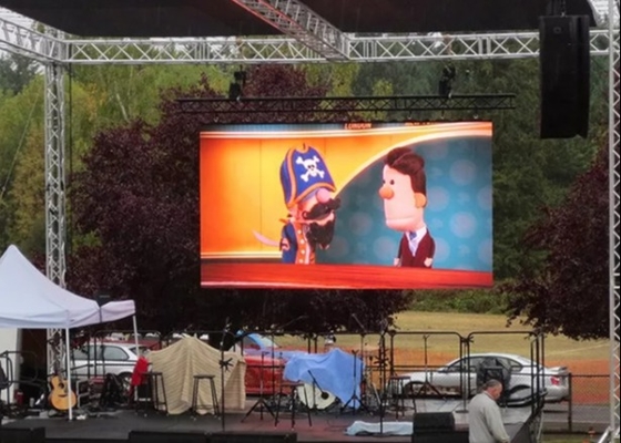 P3 Outdoor High-Density Full-Color RGB Großformat-LED-Display Board Meanwell Leistung