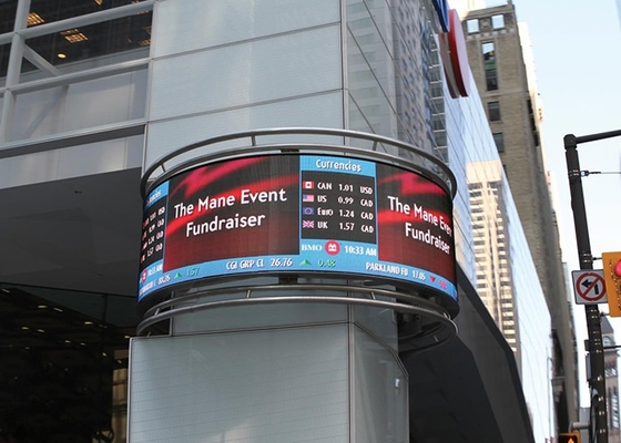 Die-Cast Aluminium Nova Steuerungssystem Outdoor Full Color LED-Display P6 HD feste hohe Auflösung