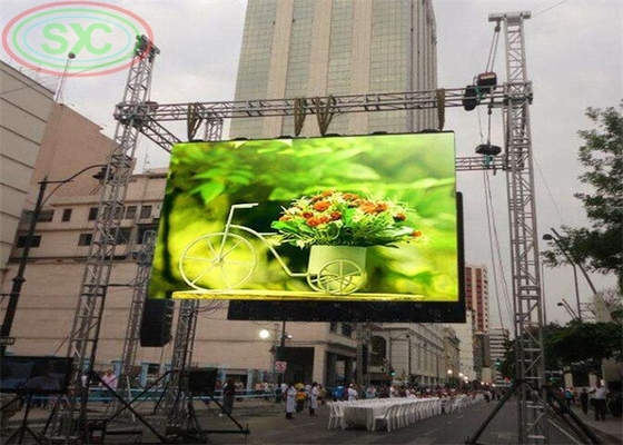 16-Bit-Graustufen Vollfarbe Smd1515 Outdoor LED Druckguss Aluminium Bildschirm Punktdichte 10000Punkte/m2 Werbung veröffentlichen