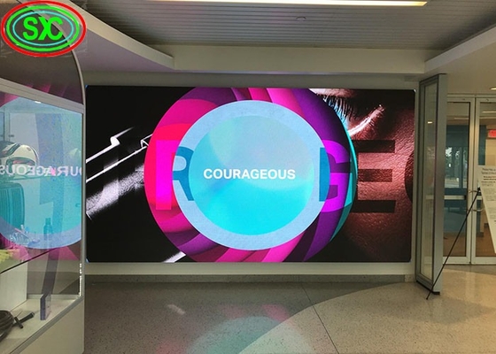 P2 Indoor Full Color LED Display Druckguss Aluminiumbildschirm, Spannungsgleichgewichte Stromversorgung, Dichte 250.000/m2