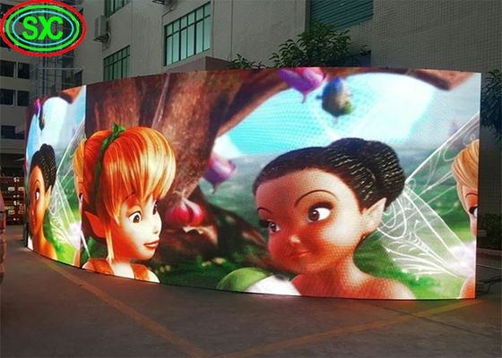 Mtbf 5000 Stunden Aluminium-Fest-LED-Display mit 192*192mm Modulgröße und langlebigem Schrankmatt