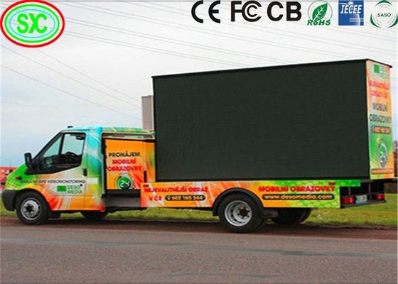 Guter Preis Wasserdichtes Outdoor P6 Lkw-montiertes LED-Display in voller Farbe 7500 Nits Online