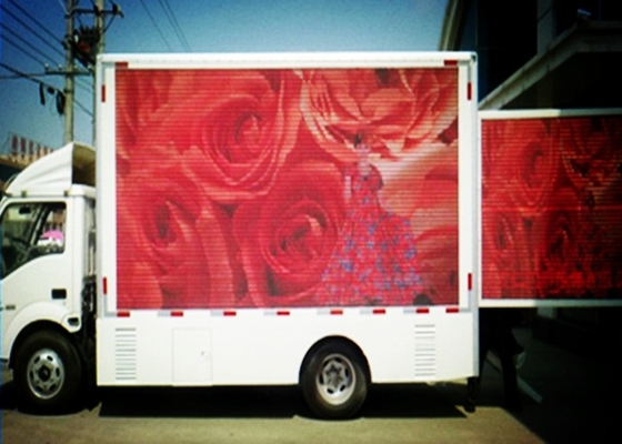 P5 Mobile Truck LED-Display-Bildschirm nehmen Sie Ihre mobile Werbung auf die nächste Ebene Computer synchrone Steuerung Modus