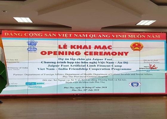 P3.91 Mietbühne Außene Led-Display-Bildschirm 250*250 Modul 500x500mm Panel 4500nits LED-Videowand