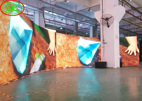 Geräuschlose P3 P4 Innenraum-Full-Colour-LED-Display Vermietung hoher Helligkeit LED-Bildschirm Vermietung
