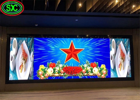 256 mm x 128 mm Modulgröße Vollfarbiger Indoor LED-Bildschirm mit High-Definition SMD2121 und Druckguss-Aluminiummaterial