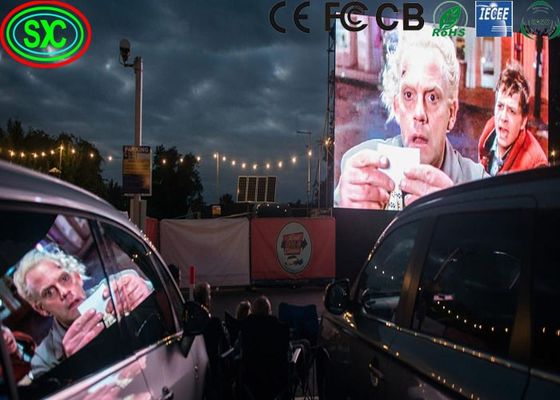 P10 SMD3535 Außen-LED-Werbebildschirm 10 mm Tonhöhe IP67 Wasserdicht